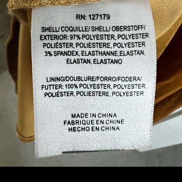 EUC JENNY YOO Velvet Bridesmaid Gown Marigold Gold Size 6 Square Neck Maxi - Picture 9 of 9